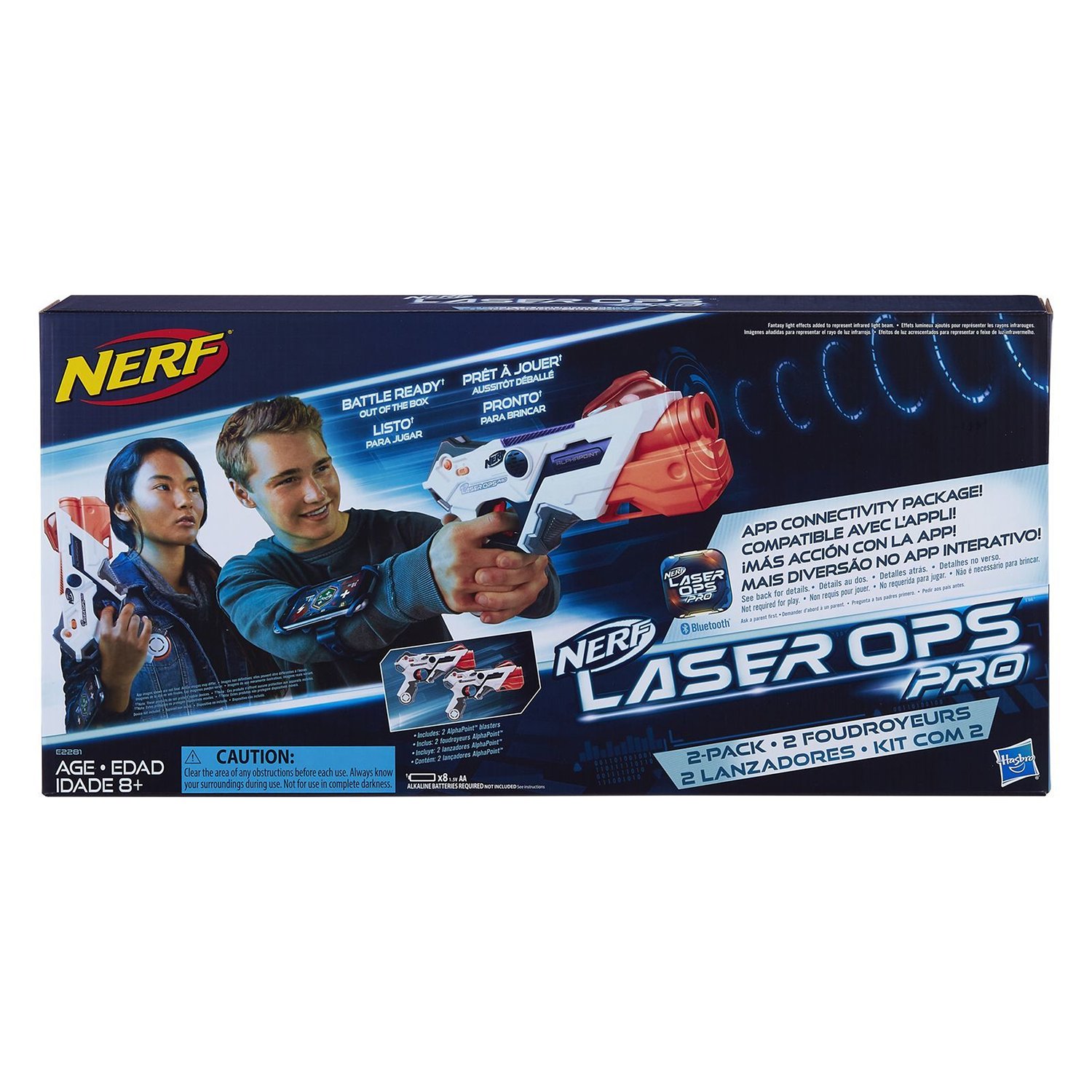 Бластер Nerf Hasbro Лазер Опс Альфамоинт, 2 бластера, E2281 