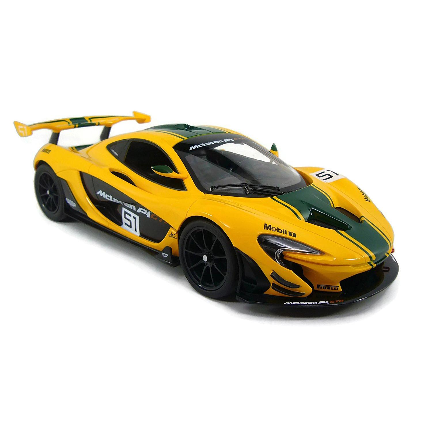 Машина р/у 1:14 - McLaren P1 GTR, цвет желтый, 27MHZ  