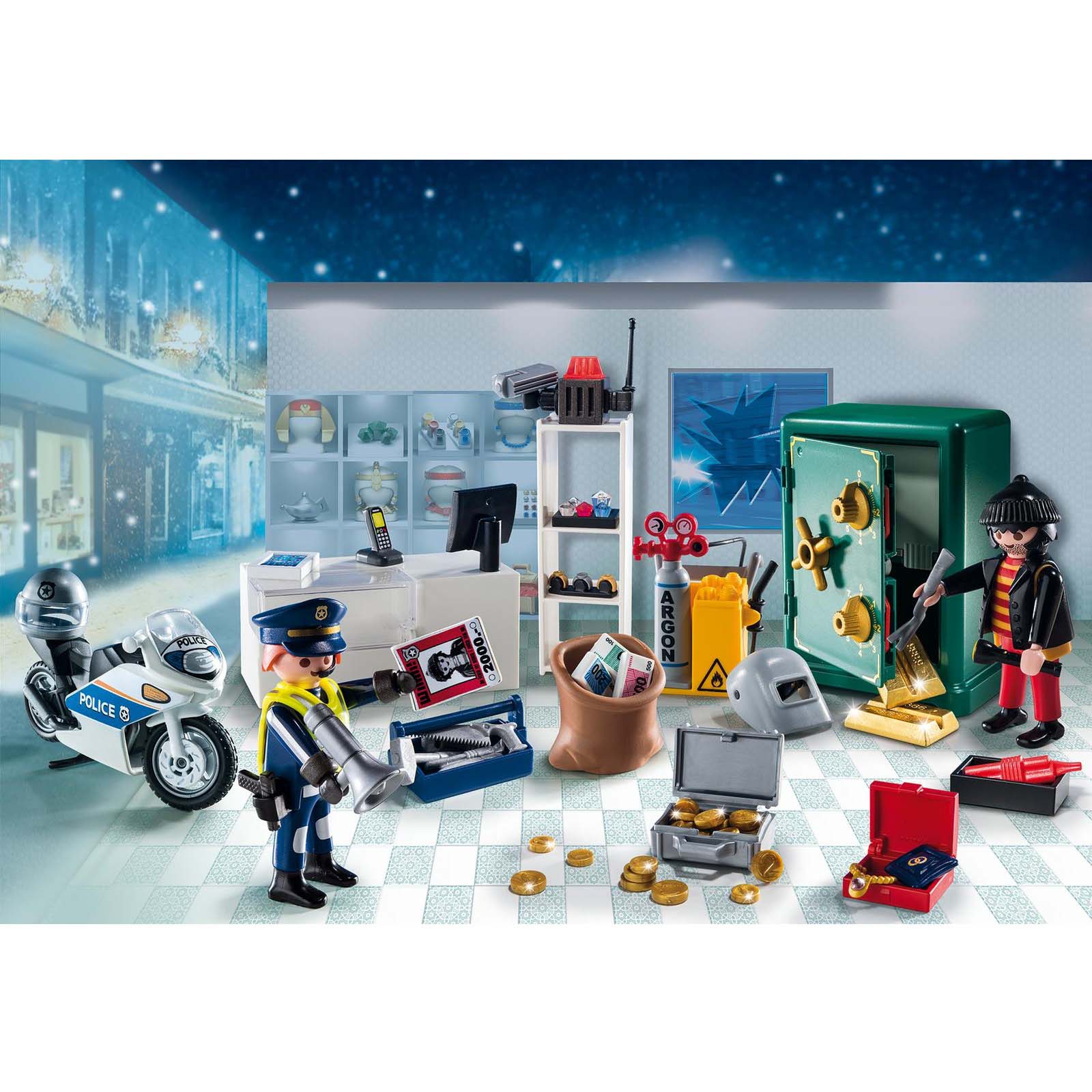 

Игровой набор Advent Calendar – Полицейская операция: украденные украшения