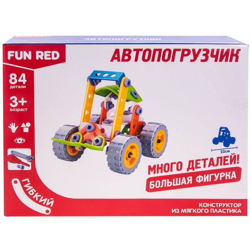 

Конструктор гибкий - Автопогрузчик, 84 детали