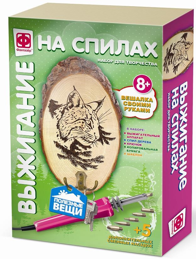 

Набор для творчества – Выжигание на спилах с крючком. Рысь
