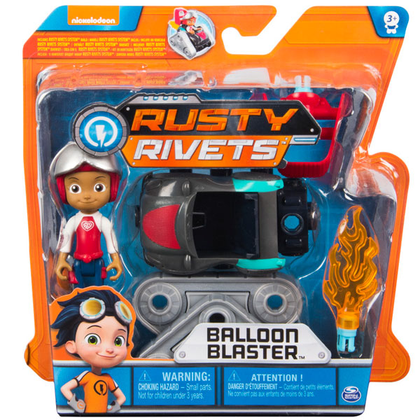 Набор Rusty Rivets - Balloon Blaster с фигуркой героя  