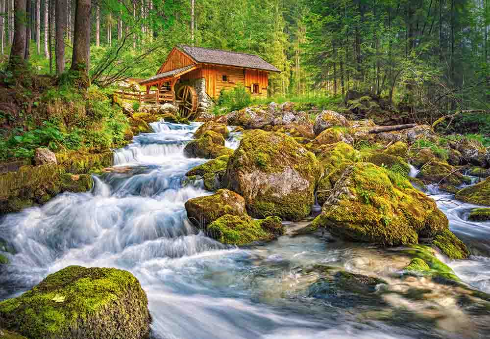 

Пазлы Castorland – Водяная мельница, 1500 элементов