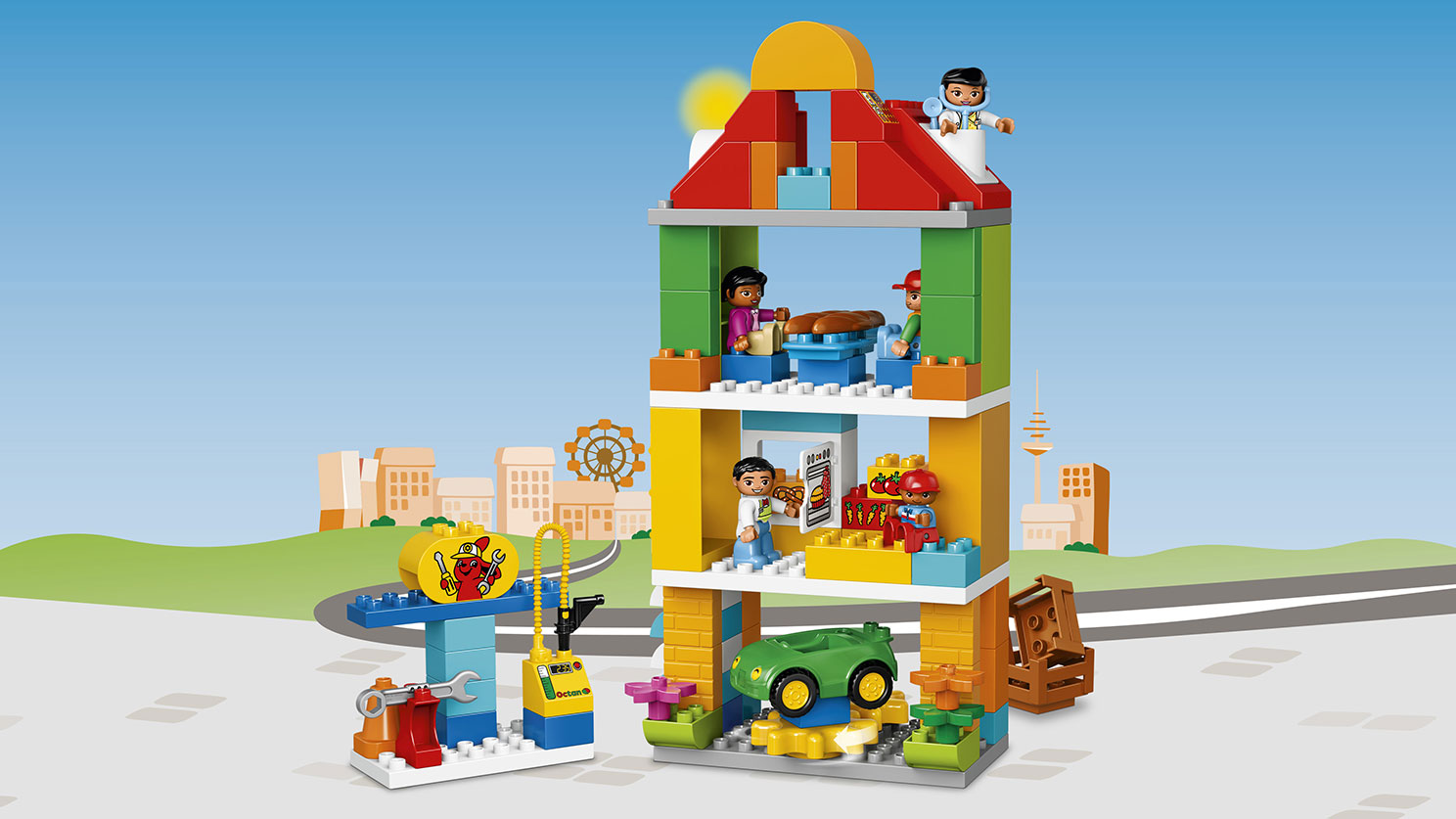 LEGO Duplo. Городская площадь   