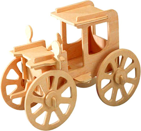 Модель деревянная сборная - Автомобиль Роллинг  