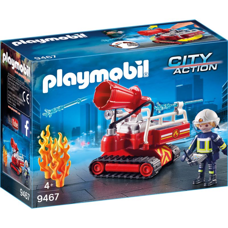 Игровой набор - Пожарная служба: пожарная машина с пенной пушкой  