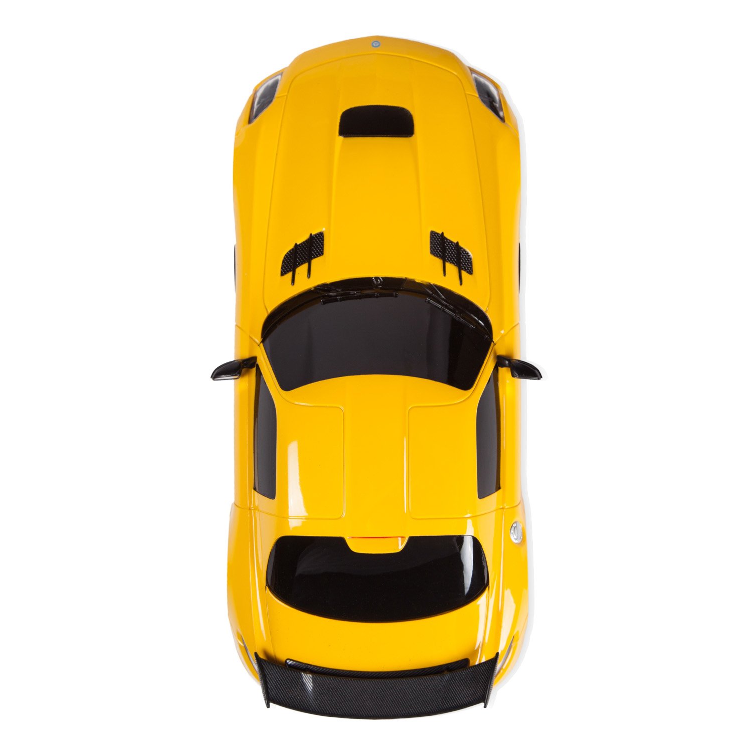 Машина на р/у – Mercedes SLS AMG, 1:18, желтый, белый  