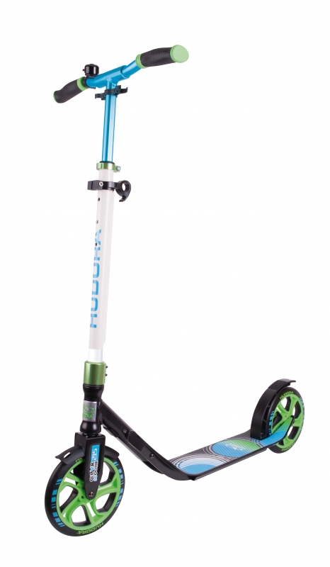 

Самокат двухколесный Scooter CLVR 215, цвет зелено-голубой