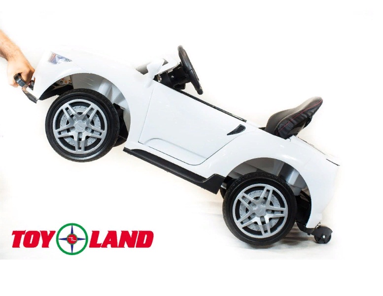 Электромобиль ToyLand Ford Mustang белого цвета  