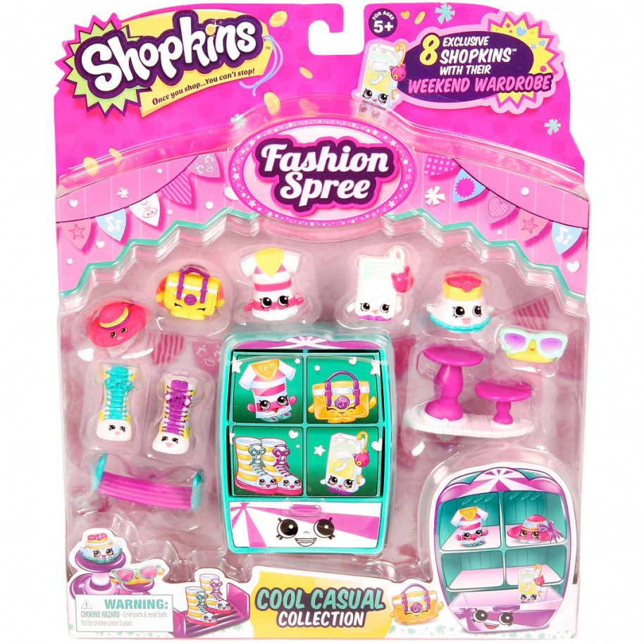 Набор Shopkins «Модные тренды» Cool Casual 8 фигурок  