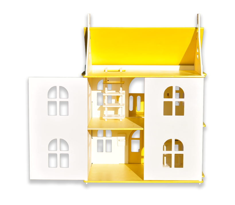 Жёлтый кукольный домик Арина  