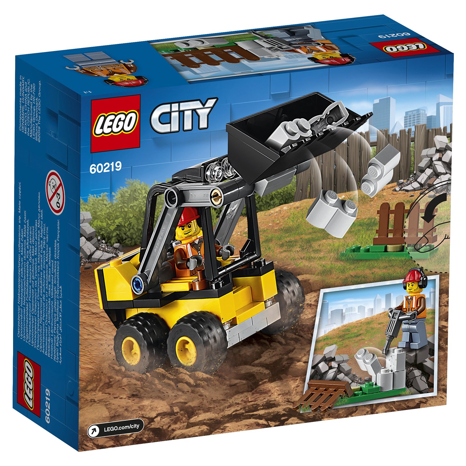 Конструктор Lego® City Great Vehicles - Строительный погрузчик  