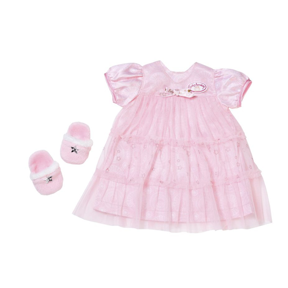 

Одежда из серии Baby Annabell - Спокойной ночи: платье и тапочки, с вешалкой