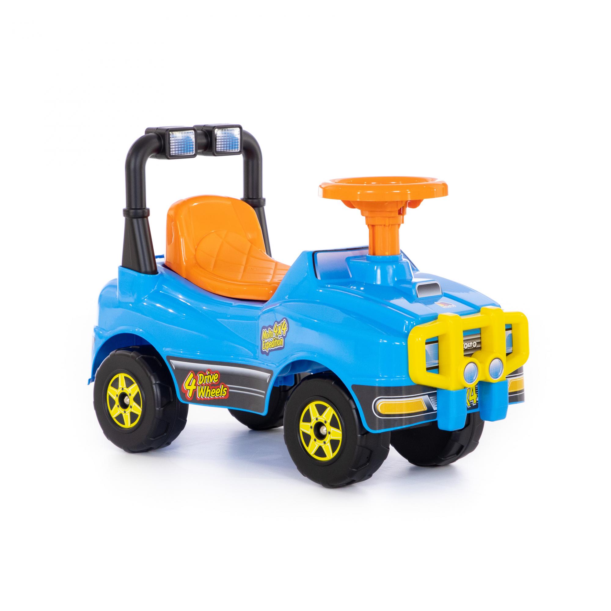 Детский автомобиль Джип-каталка - №3, голубой  