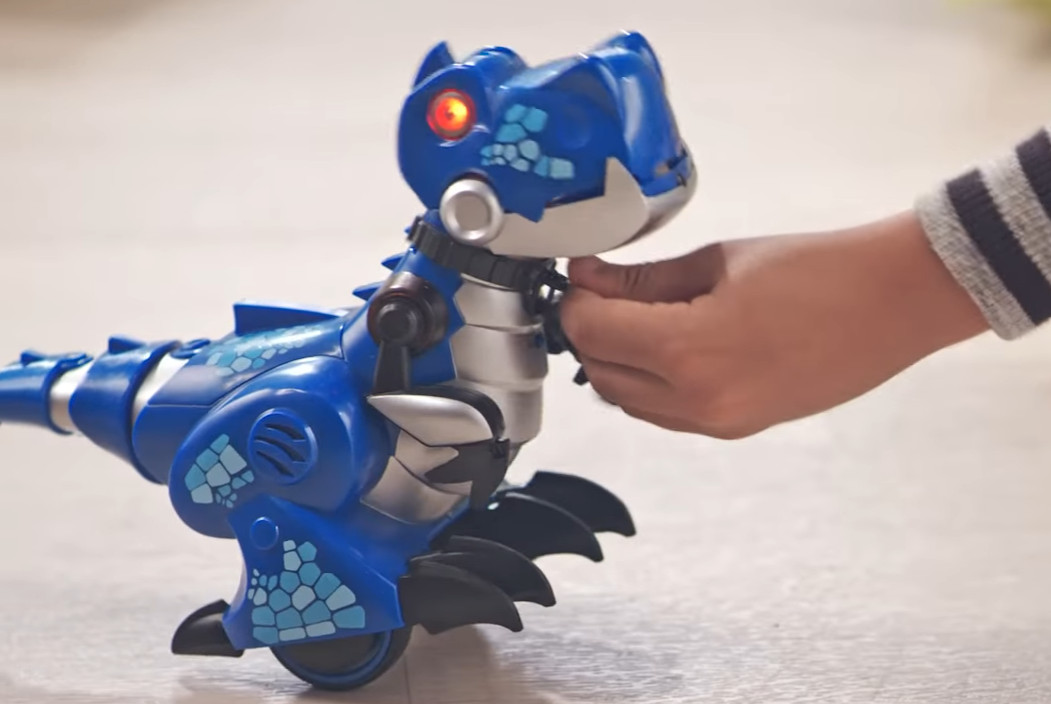 Робот Silverlit интерактивный «Приручи динозавра», синий  