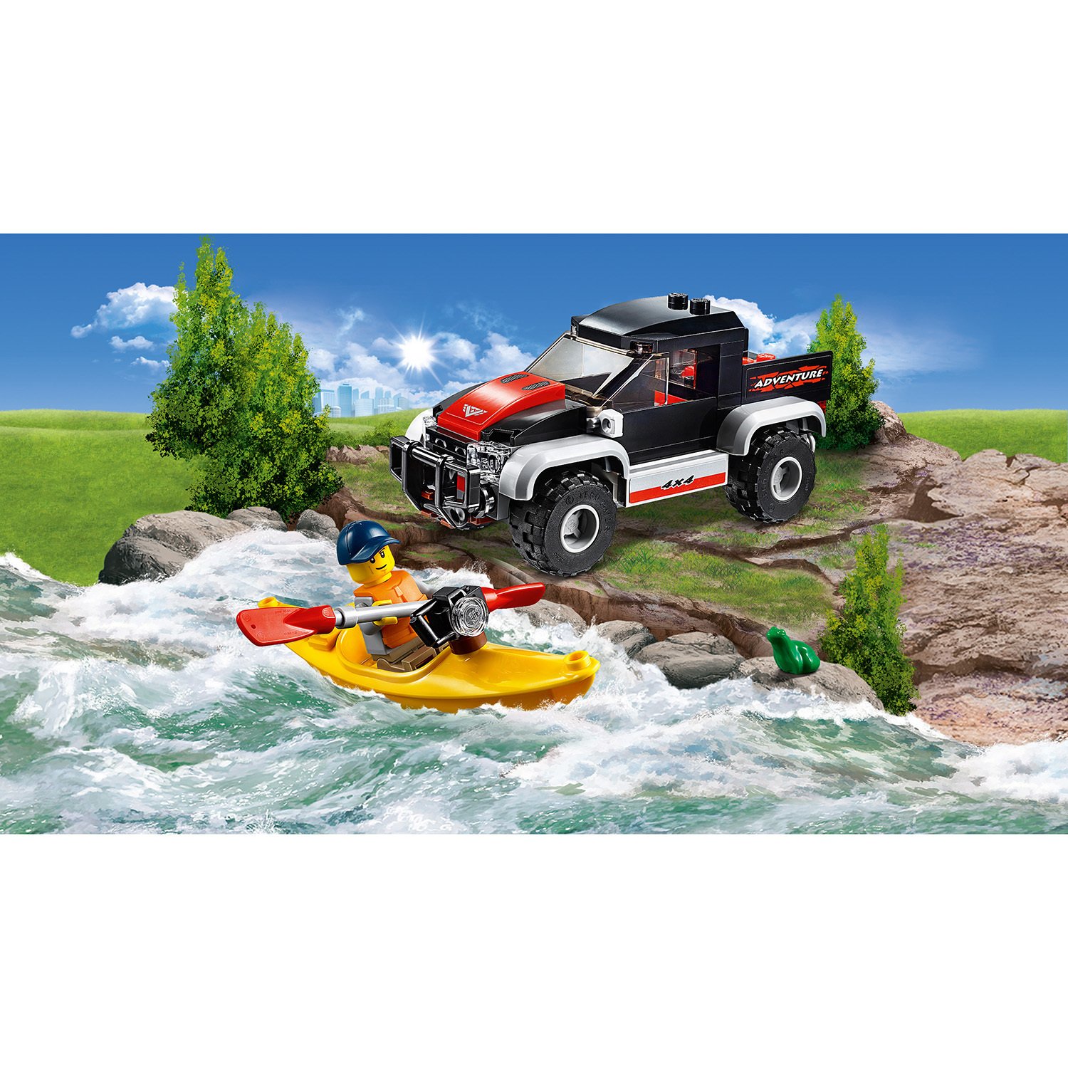 Конструктор Lego® City - Great Vehicles - Сплав на байдарке  