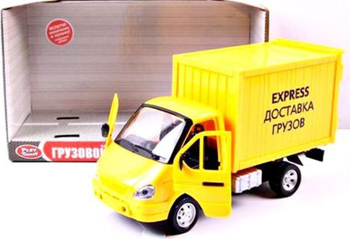 

Инерционная модель Газель фургон – Доставка, 24 см, свет, звук