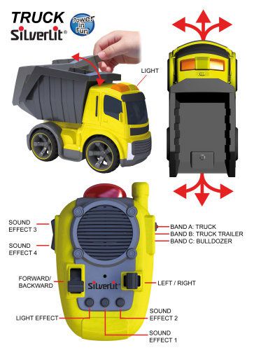 Самосвал на инфракрасном управлении, свет, звук  