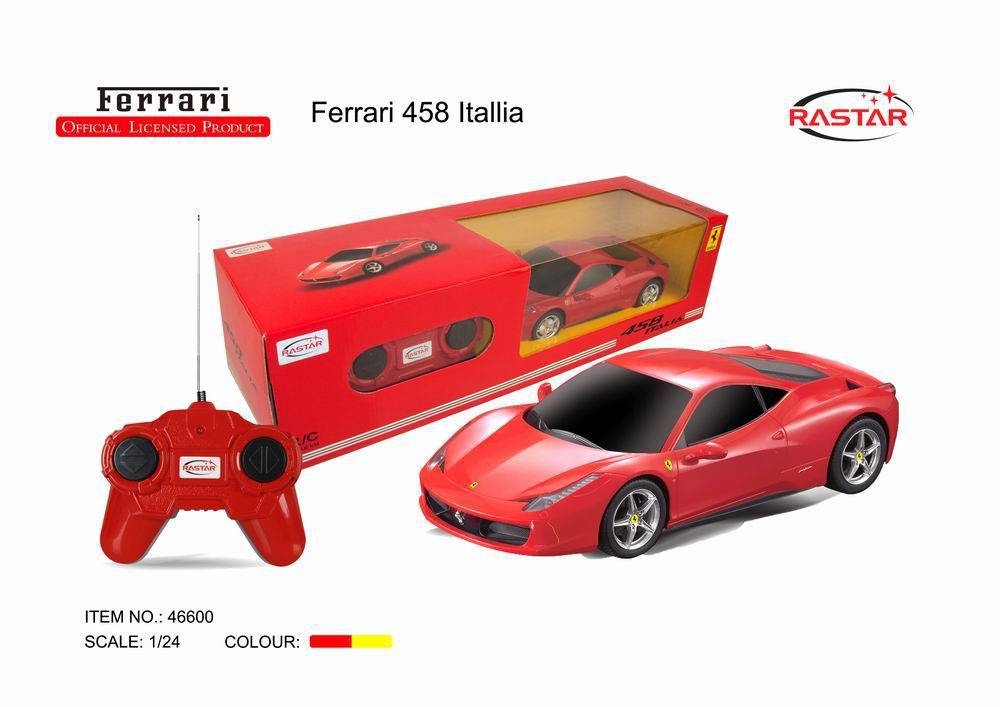 Радиоуправляемая машина Ferrari 458 Italia, масштаб 1:24  