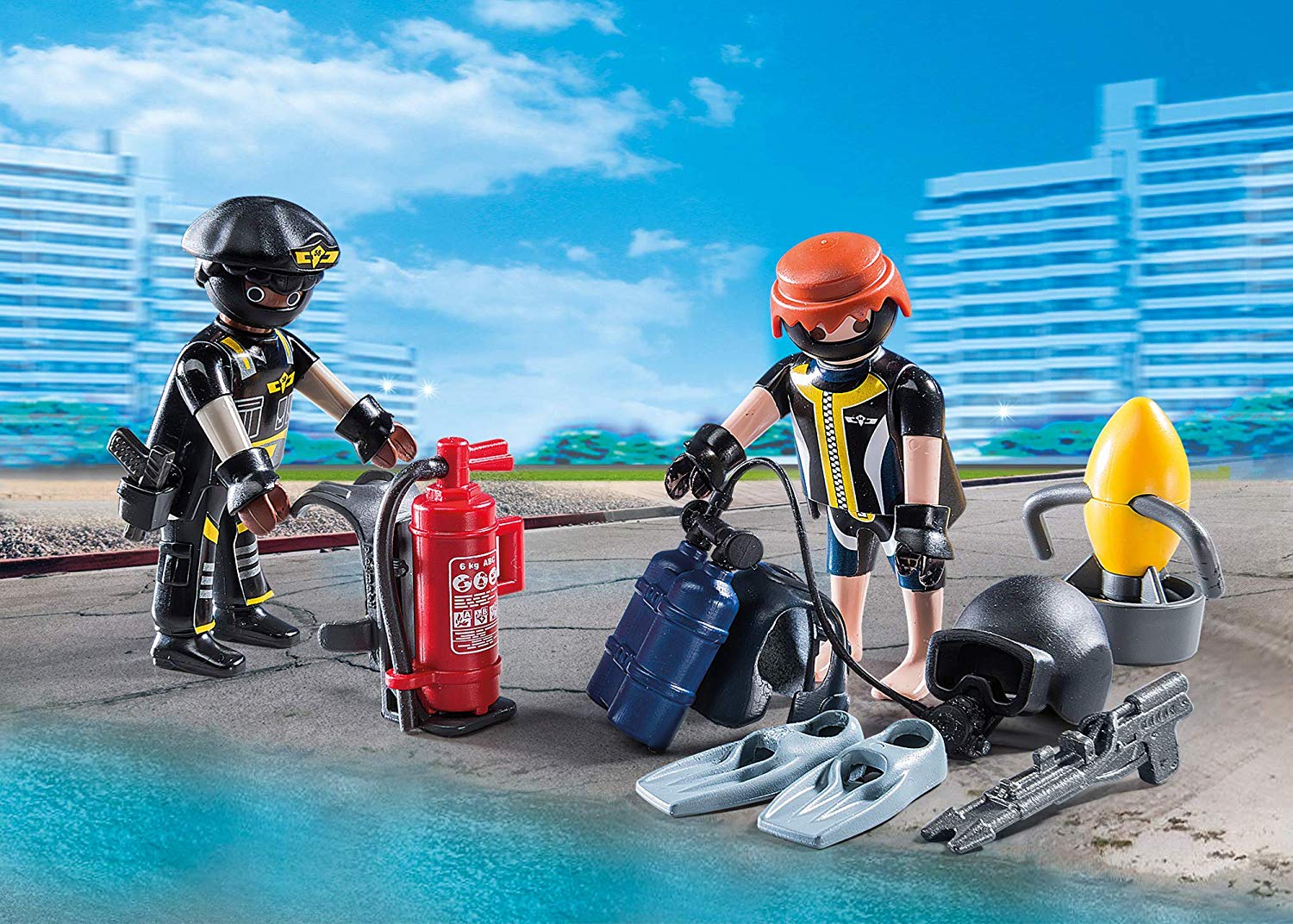 Конструктор Playmobil. Полиция: Тактическое подразделение: команда  