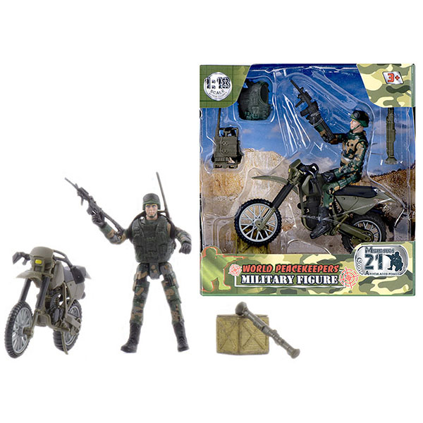 

Игровой набор WP. Мотоциклетные войска, 1:18, 1 фигурка