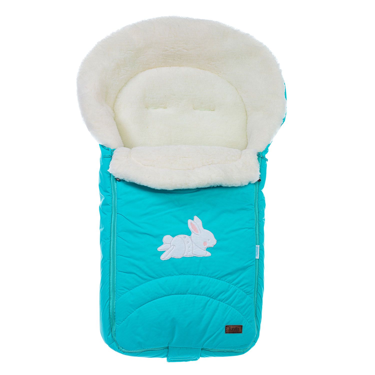 

Конверт зимний меховой Nuovita Tundra Bianco, blu/голубой