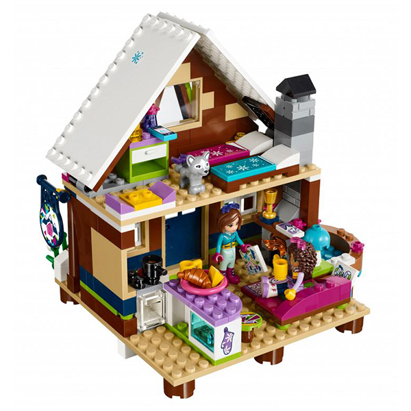 Конструктор Lego Friends. Горнолыжный курорт: шале  