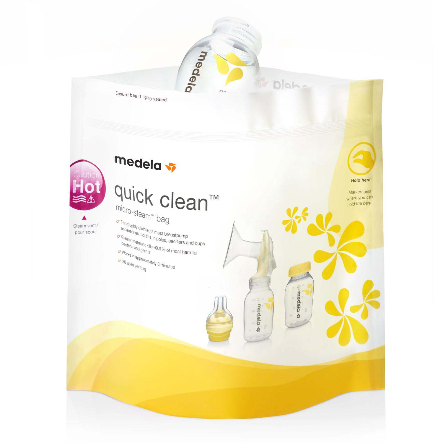 

Пакеты для стерилизации в микроволновой печи - Quick Clean, 5 штук