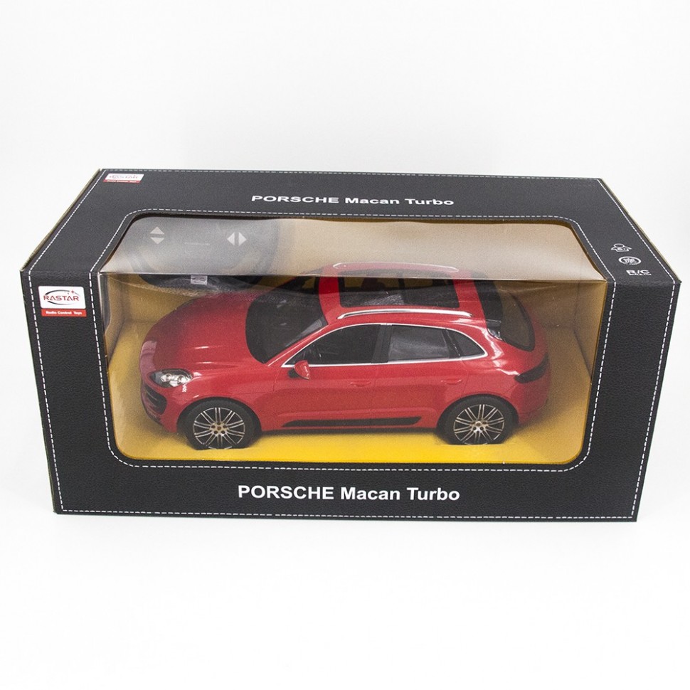 Машина на радиоуправлении 1:14 Porsche Macan, цвет красный 27 MHZ  