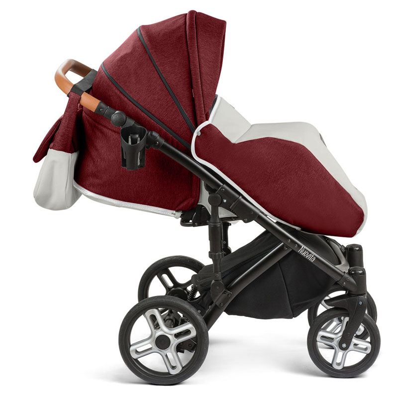 Детская коляска Nuovita Carro Sport 2 в 1, Granato Argenteo/Гранатово-серебристый  