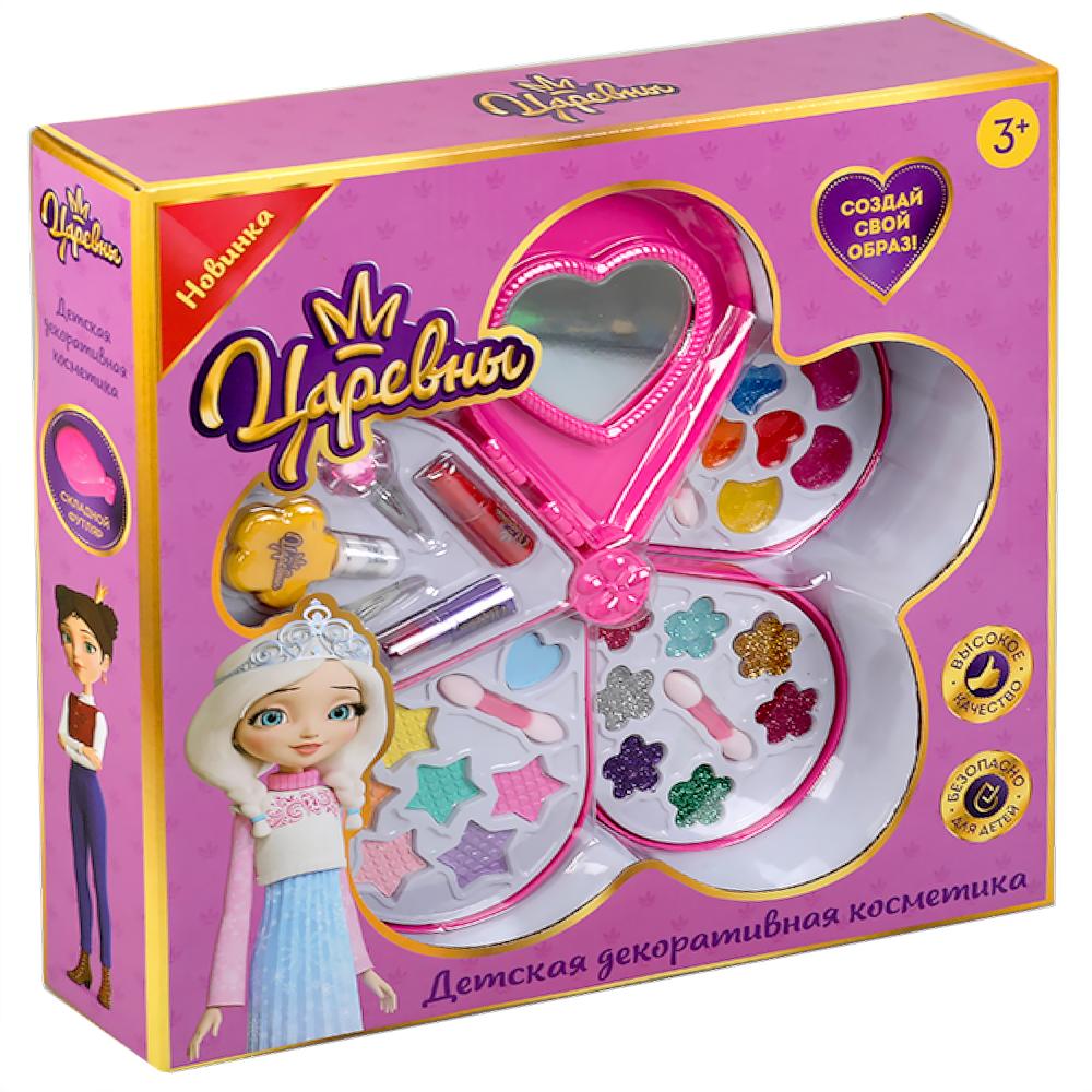 Набор косметики Царевны: тени, лак, помада, блеск   