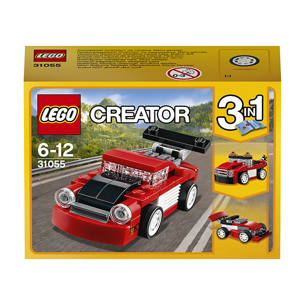 Lego Creator. Красная гоночная машина  