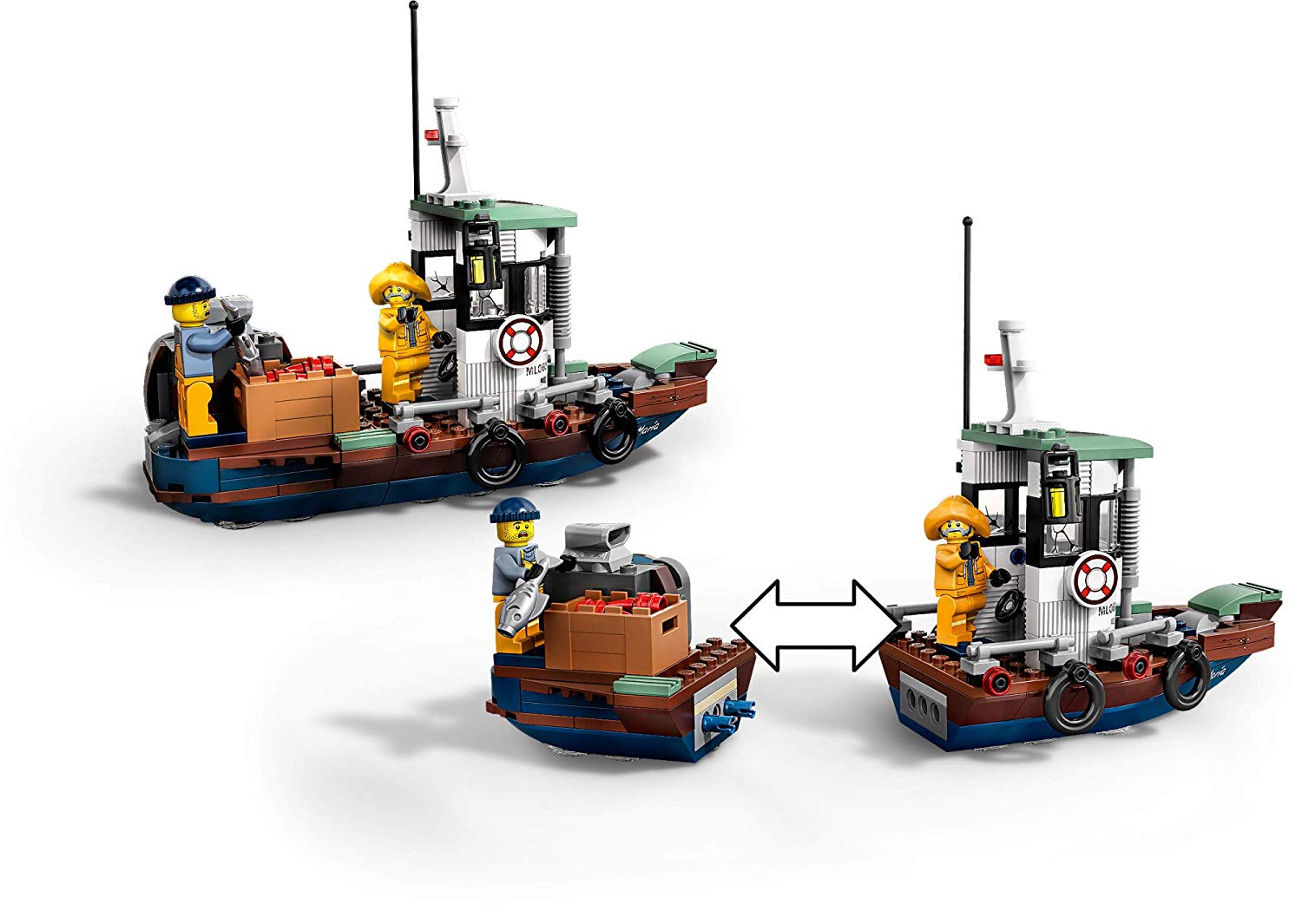 Lego Hidden Side Конструктор Лего Хидден Сайд - Старый рыбацкий корабль  