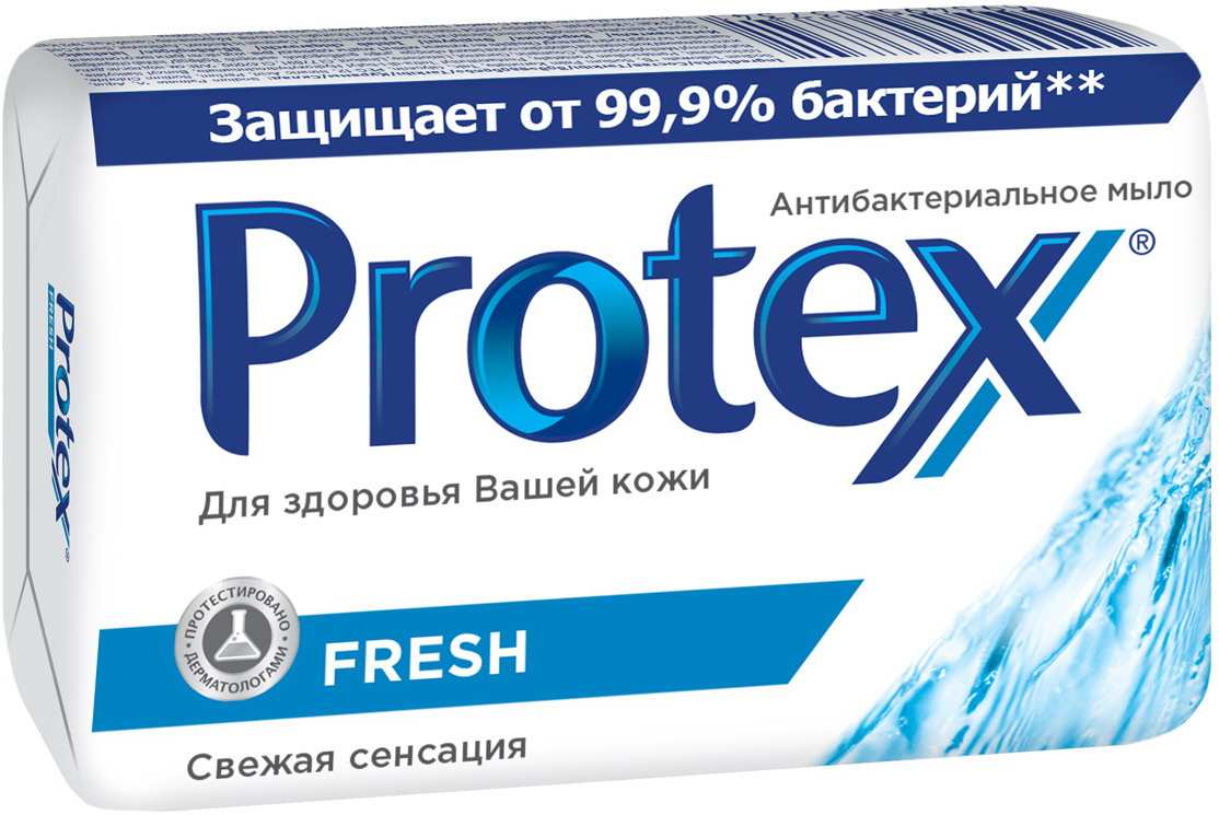 

Мыло туалетное антибактериальное - Protex Fresh, 90 г