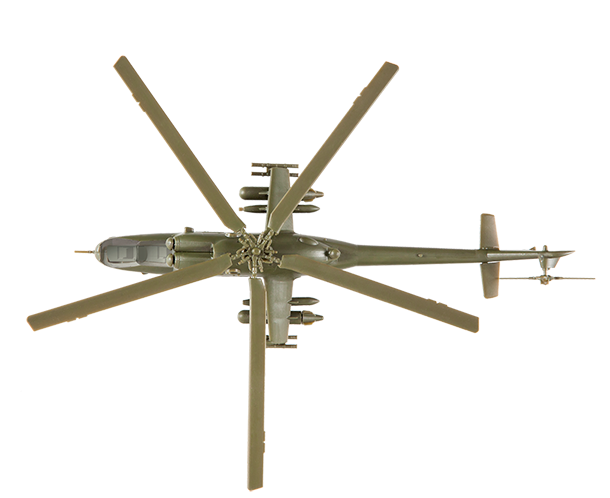 Модель для сборки - Советский ударный вертолёт Ми-24В  