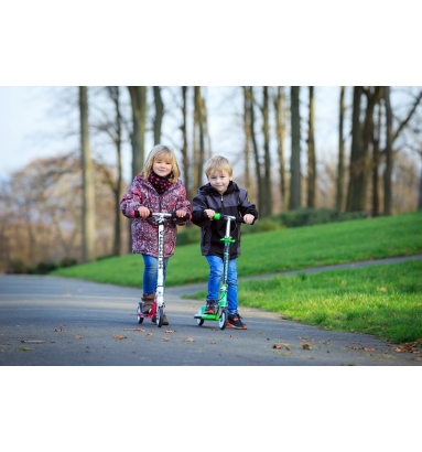 Двухколесный самокат Hudora Big Wheel 125, pink/розовый  