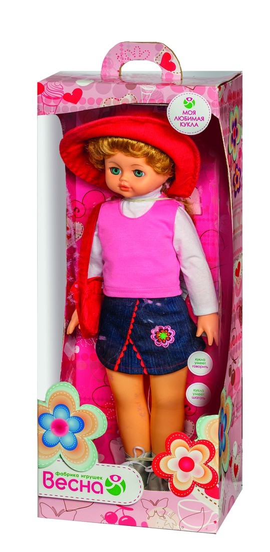 Интерактивная кукла Алиса с механизмом движения, 55 см  