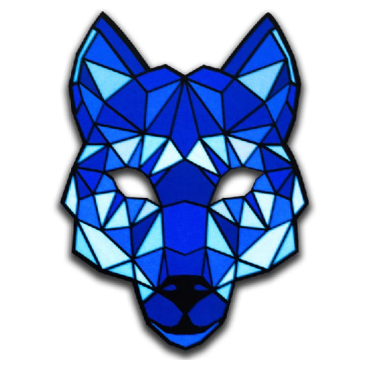 

Световая маска с датчиком звука - GeekMask Cyber Wolf