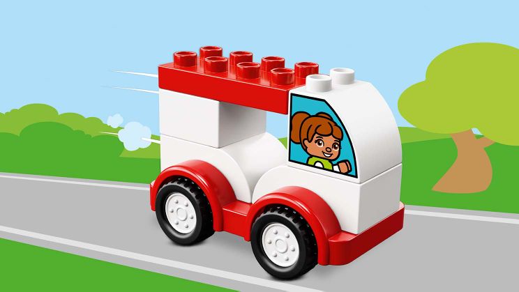 Конструктор Lego Duplo - Мой первый гоночный автомобиль  