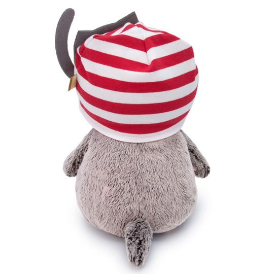 Мягкая игрушка – Басик Baby в шапочке с котиком, 20 см  