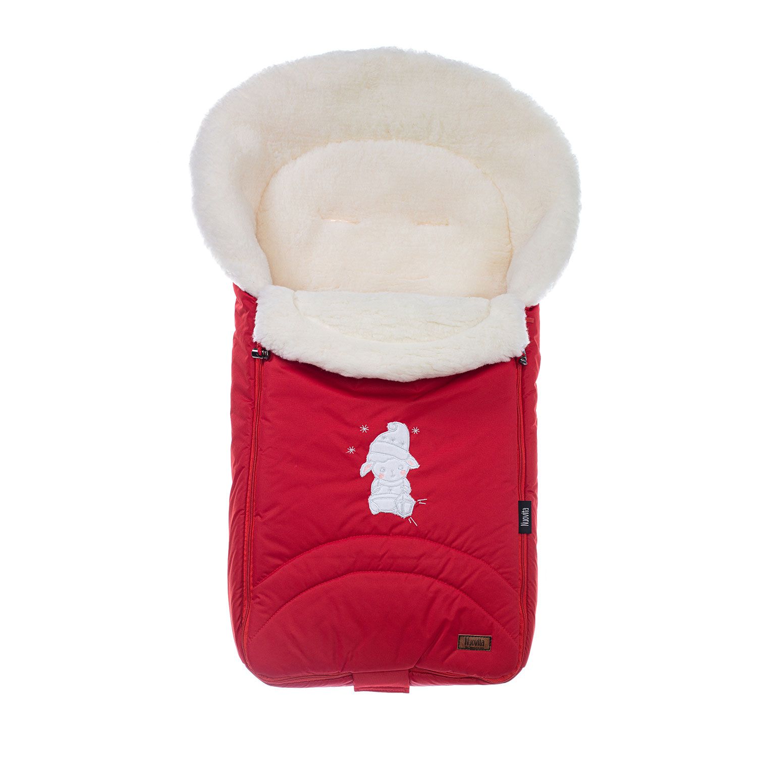 

Конверт зимний меховой Nuovita Tundra Bianco, rosso/красный