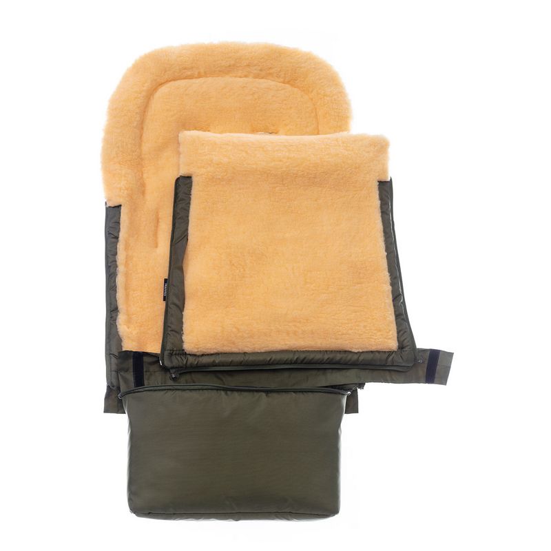 Конверт зимний меховой Nuovita Alaska Pesco khaki/хаки  