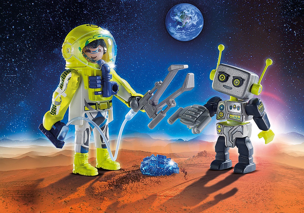 Игровой набор Космос: Астронавт и робот  