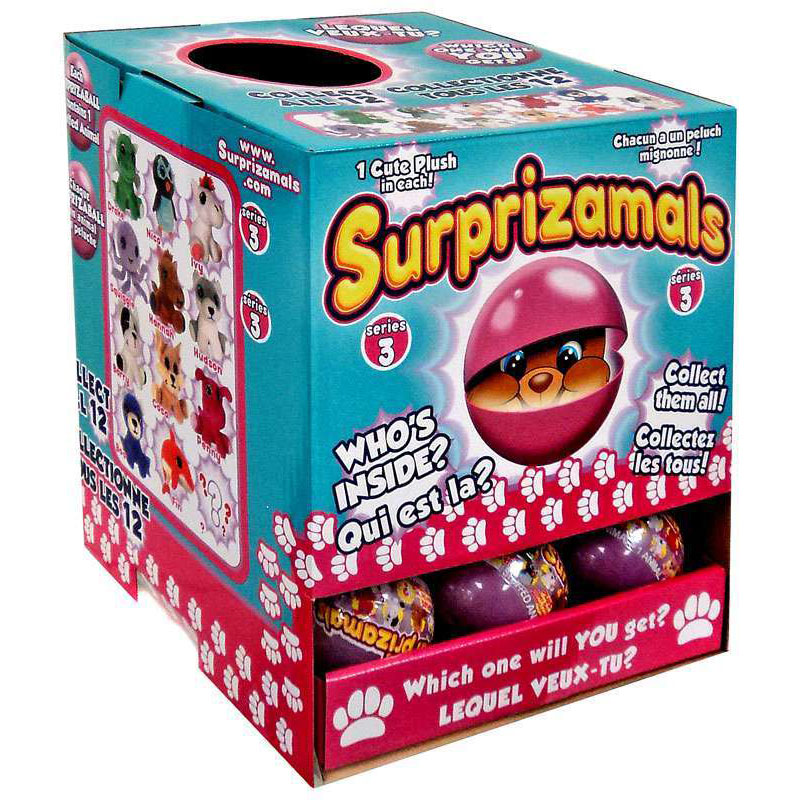 

Плюшевая фигурка Surprizamals в капсуле, series 3