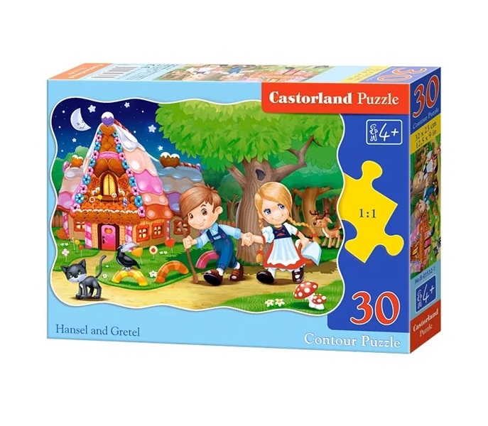 

Пазлы Castorland - Пряничный домик, 30 элементов