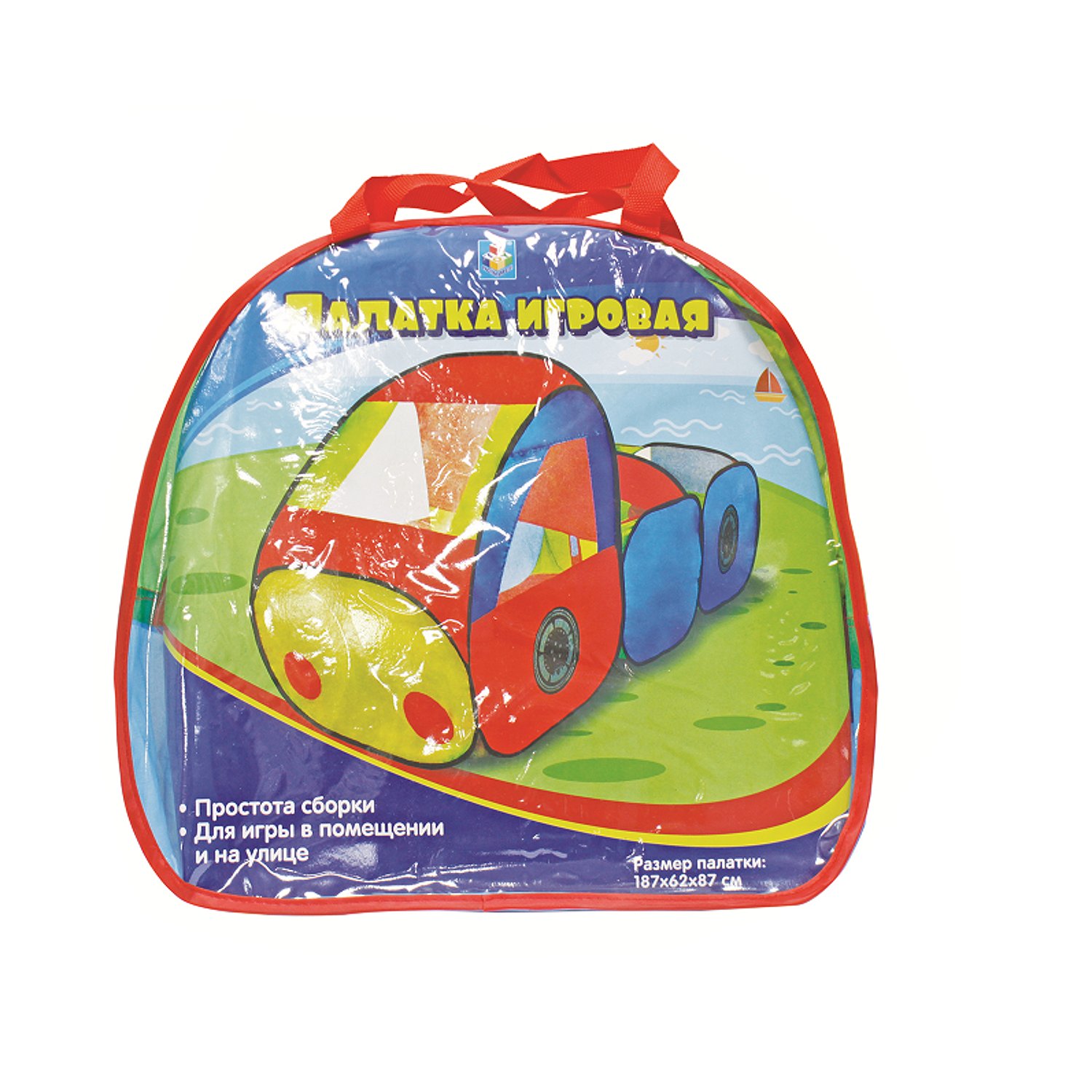 Детская игровая палатка - Машинка, сумка  