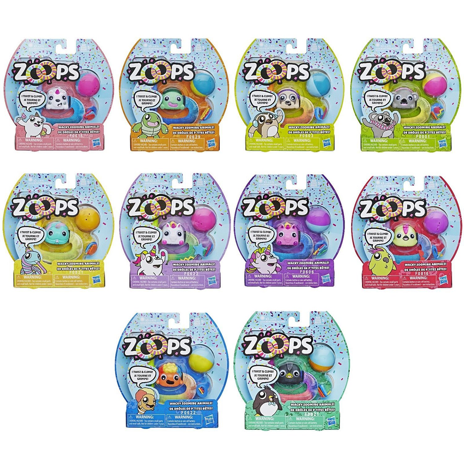 Игрушка Zoops – Зупс, 10 видов   