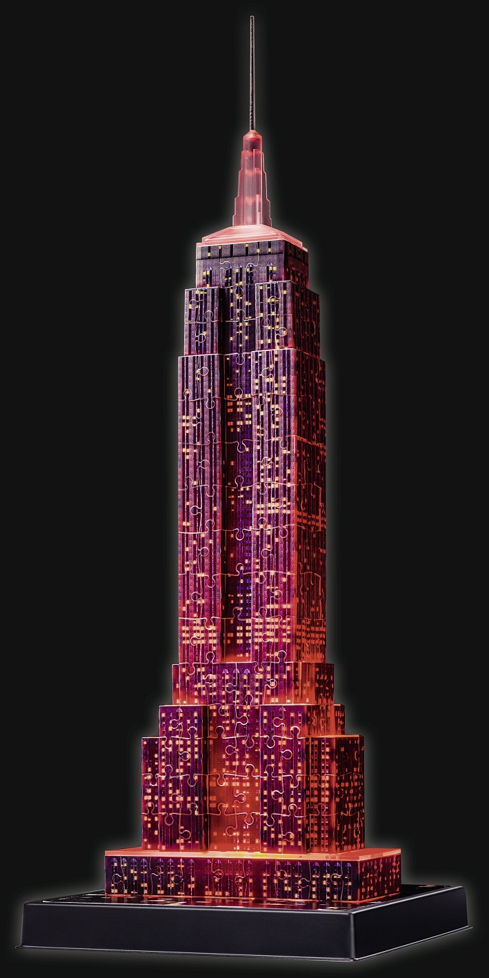 3D пазл - Ночной Эмпайр Стейт Билдинг, 216 элементов  