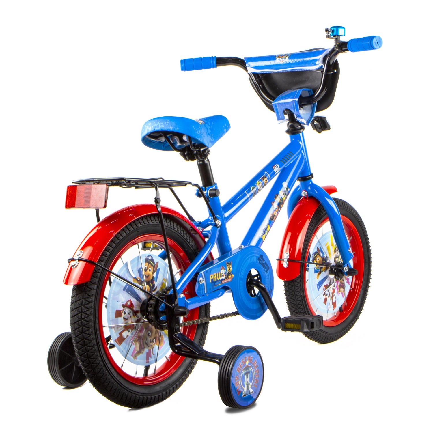 Детский велосипед - Щенячий патруль, диаметр колес 14 дюймов  