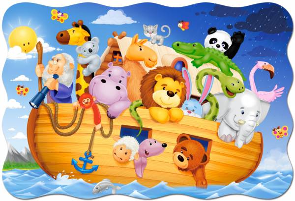 

Пазл Castorland 20 деталей maxi, Ноев ковчег